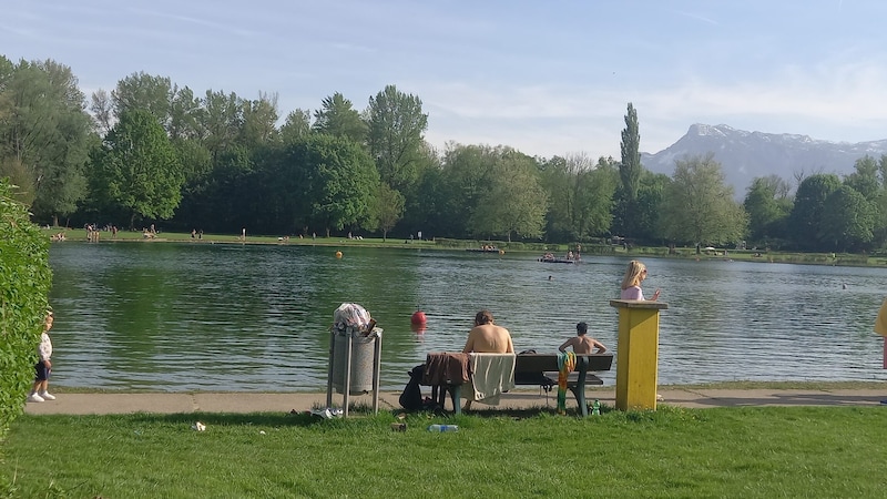 Der Badebetrieb am Salzachsee wird von der Stadt Salzburg verwaltet. (Bild: zVg)