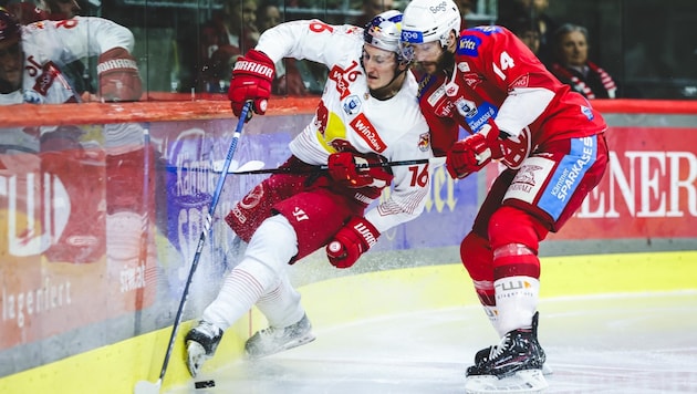 Defensive ace Paul Postma and the KAC have to push Salzburg against the boards again. (Bild: GEPA pictures)