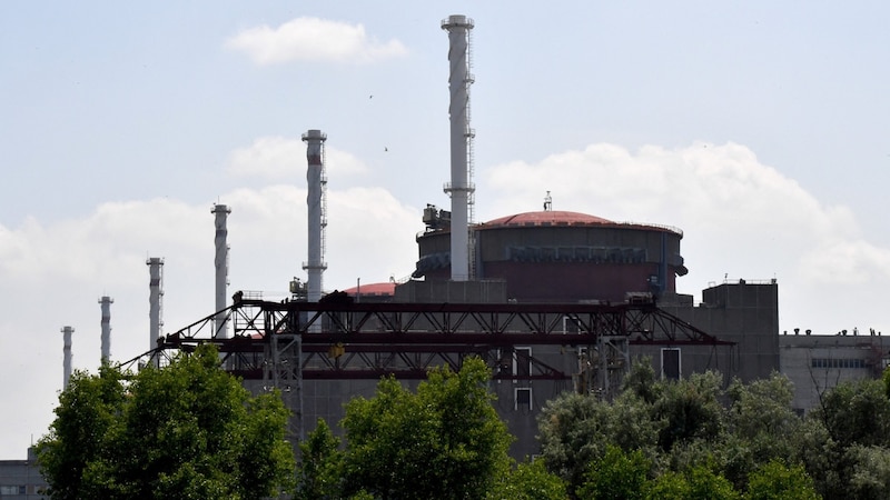 Das Atomkraftwerk Saporischschja (Bild: AFP)
