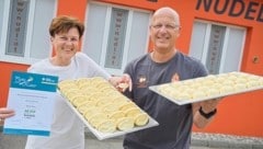 Ohne große Erwartungen Kasnudeln eingereicht. (Bild: EVELYN HRONEK)