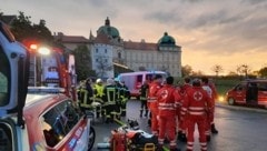 Großeinsatz im Stift Klosterneuburg (Bild: FF Klosterneuburg)