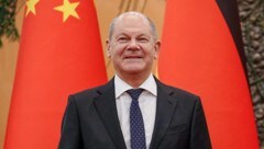 Der deutsche Bundeskanzler Olaf Scholz (Bild: Kay Nietfeld / POOL / AFP)