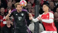 Für Marc Janko ist Arsenal im Viertelfinal-Rückspiel der Champions League in München gegen Harry Kane (li.) und Co. der Favorit. (Bild: Associated Press)