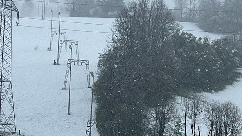 Auch in Wald am Schoberpaß kehrte der Winter zurück. (Bild: Leitner)