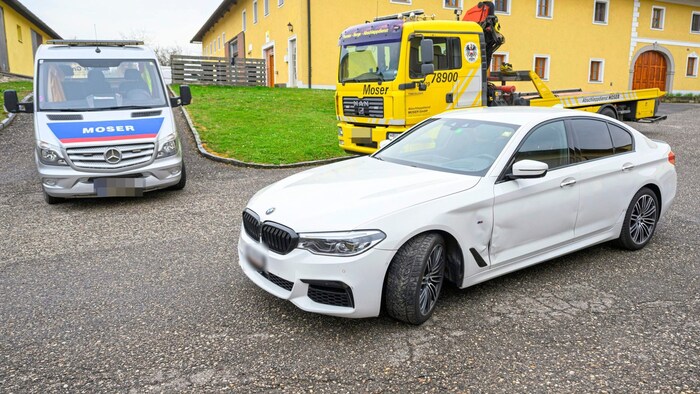 Extreme speeding: police confiscated 21 cars in the first few weeks, such as this BMW 530i.