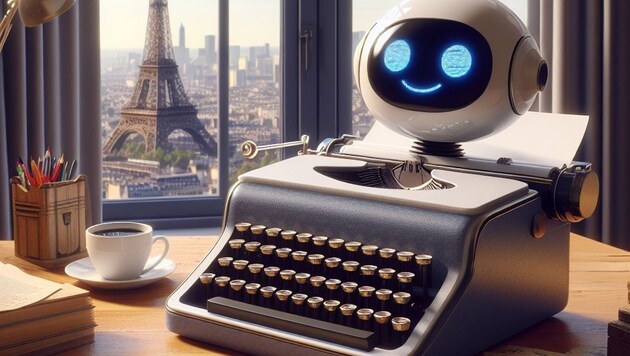 Szimbolikus kép: Így mutatkozik be a rivális OpenAI és képgenerátorának AI-modellje a franciaországi új versenytársnak. (Bild: KI-generiert: Bing Image Generator)