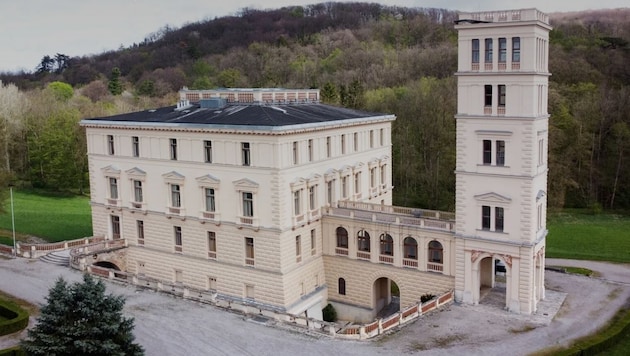 Das Schloss Rappoltenkirchen in der gleichnamigen kleinen Ortschaft in Niederösterreich sucht einen neuen Besitzer (Bild: Hendrich Real Estate)