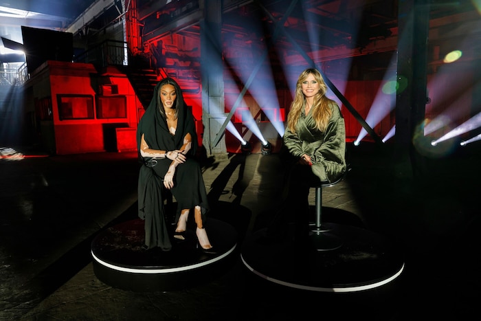 Winnie Harlow und Heidi Klum
