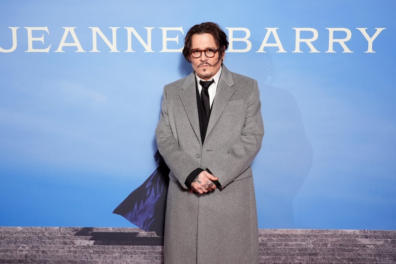 Johnny Depp bei der Premiere von „Jeanne Du Barry – Die Favoritin des Königs“. (Bild: Ian West / PA / picturedesk.com)