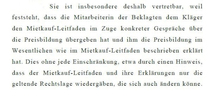 Auszug aus dem OGH-Beschluss