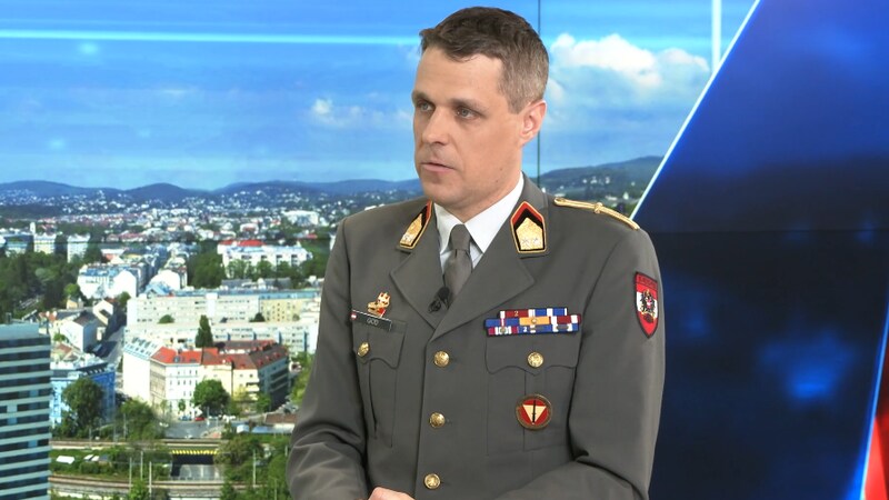 Lieutenant Colonel Christoph Göd (Bild: krone.tv)