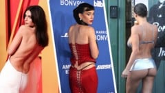 Der Cheek-Teasing-Trend ist bei den Promis aktuell sehr beliebt. (Bild: www.PPS.at, BFA/Action Press/picturedesk.com, APA/Getty Images via AFP/GETTY IMAGES/Amy Sussman, Krone KREATIV)