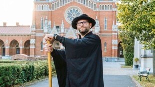 Albin Sampel, passionierter Nachtwächter und Grazer Fremdenführer  (Bild: Nadja Fuchs)