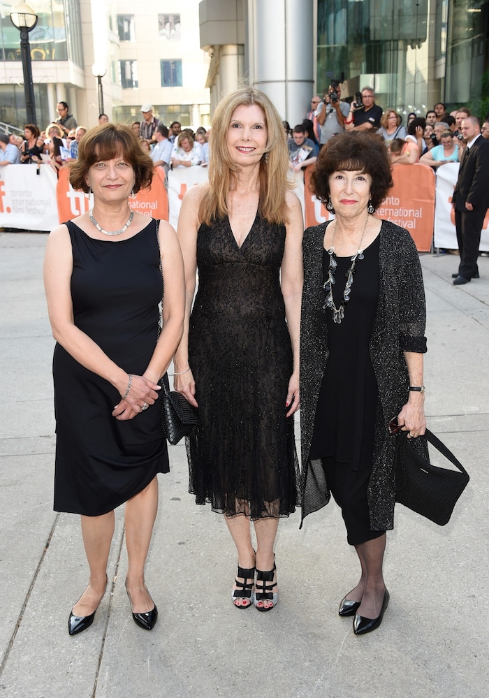 Produzentinnen Jane Goldenring, Judy Cairo und Carol Baum (links) bei einer Filmpremiere im Jahr ...