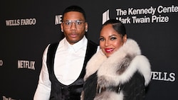 Sängerin Ashanti und Rapper Nelly (Bild: APA/AFP/ROBERTO SCHMIDT)