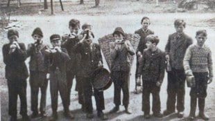 Das Georgijagen, im slowenischen Dialekt Šentjuria jahat, ist ein alter Frühlingsbrauch, der seit wenigen Jahren wieder immer beliebter wird.  (Bild: DG Latschach)