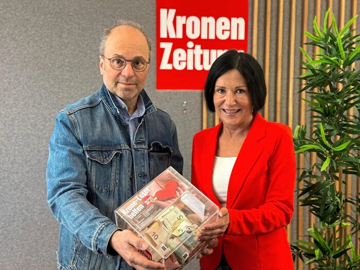 Silvia Katzdobler hat in ihrem Salon Spenden für „Krone hilft“ gesammelt.
