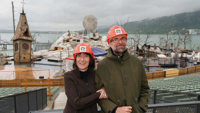 Intendantin Elisabeth Sobotka und Regisseur Philipp Stölzl.