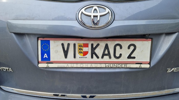 Curious! As a Villach native, Wieltsch drives a Toyota with the license plate VI KAC 2.