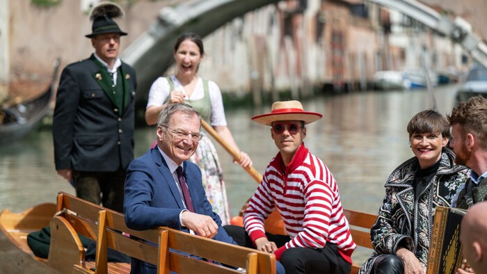 Landeshauptmann Thomas Stelzer und Tomaso