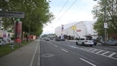 Viel zu schnell war ein Autofahrer in der Alpenstraße unterwegs.