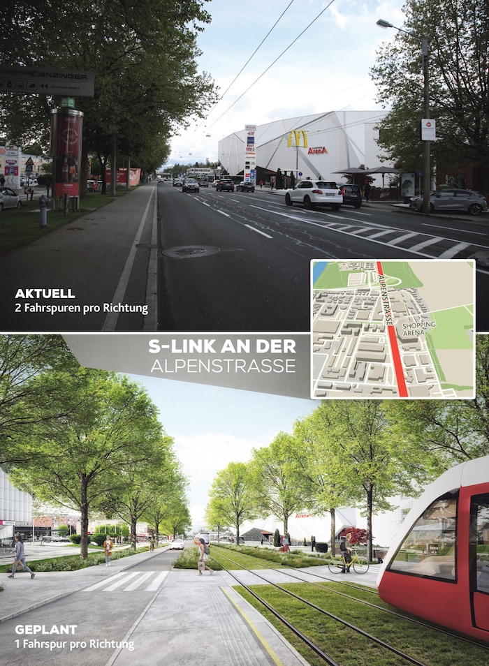Blick in die Zukunft: Der Platz an der Alpenstraße könnte knapp werden.