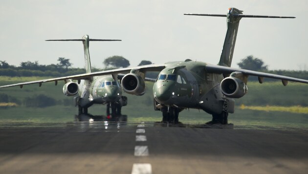 Közeledik a brazil Embraer gyártótól négy C-390-es szállító repülőgép (képünkön) beszerzése a C-130-as "Hercules" utódjaként. (Bild: Bundesheer/Embraer)