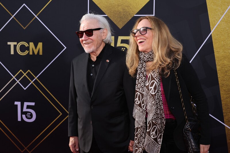 Harvey Keitel und Daphna Kastner bei der Reunion. (Bild: APA/Getty Images via AFP/GETTY IMAGES/Amy Sussman)