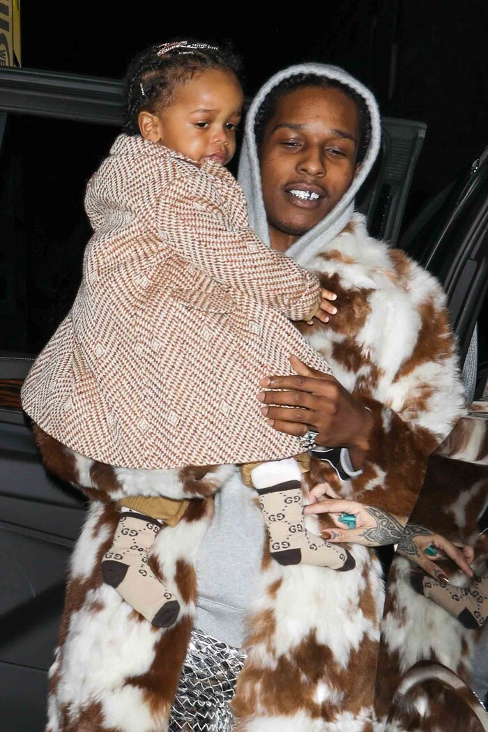 ASAP Rocky a fiával, RZA-val.
