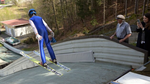 Thanks to the mats from Alpina, training can take place all year round. (Bild: Ersteller: Hermann Sobe, 9232 Rosegg
Credit-Photo by Hermann Sobe / Medienservice HS
Urheberrecht H: Sobe)