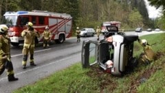 Der Unfall ging glimpflicher aus, als es zunächst aussah (Bild: FF Abtenau)