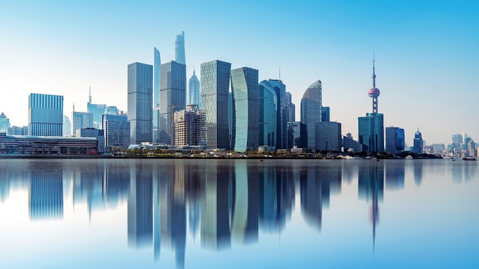 Auch Shanghai könnte massiv überschwemmt werden.