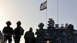 Israelische Truppen im Westjordanland (Bild: AFP)