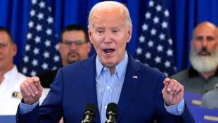 Der US-Präsident erzählte die Anekdote bei einem Auftritt vor Stahlarbeitern in Pittsburgh. (Bild: AP)