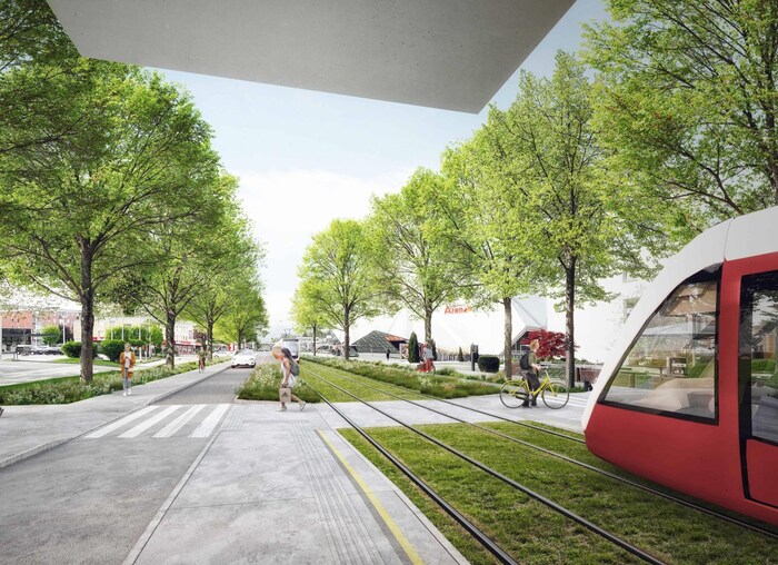 In der Alpenstraße soll der S-Link bei der Friedensstraße wieder an die Oberfläche kommen.