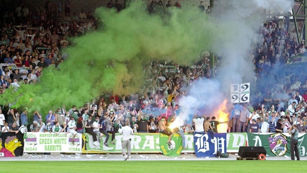 The Lindenstadion used to be a real "madhouse". (Bild: Haenlein)