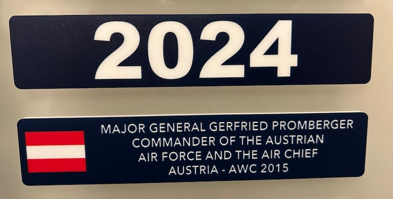 Plaque at Maxwell Air Force Base in Alabama (Bild: zVg)