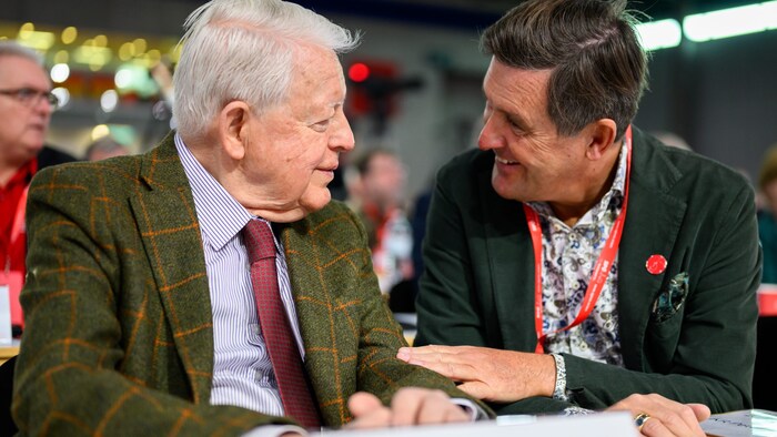 Franz Vranitzky and Vienna City Councillor for Finance Peter Hanke