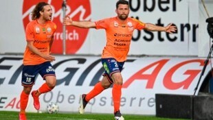 Am 3. Juni 2020 feierten Tadic (r.) und Co. den ersten Top-6-Sieg für Hartberg.