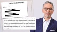 Im U-Ausschuss erwarten Herbert Kickl einige brisante Fragen zu einem neu aufgetauchten Treuhandvertrag. (Bild: Peter Tomschi, Krone KREATIV)