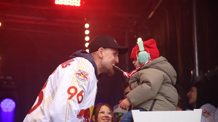 Glücklich über Meistermedaille: Mario Huber.