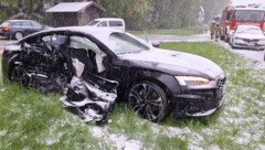 Ein Luxus-Audi überschlug sich in Oberndorf – unter anderem wurde ein zweijährigen Kind verletzt