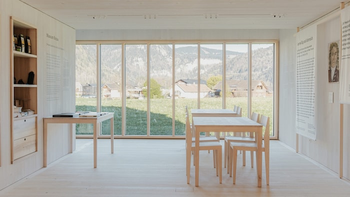 Hell und freundlich: So werden Besucher im neuen Haus in Bezau empfangen.