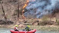 Drei Wochen lang forderte der Waldbrand in Wildalpen die Einsatzkräfte. (Bild: Feuerwehr)