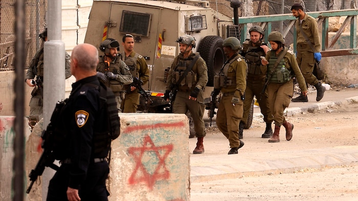 Israelische Einheiten im Westjordanland
