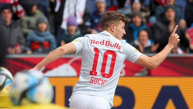 Luka Sucic showed up once again in the home win against Austria Klagenfurt. (Bild: Andreas Tröster)
