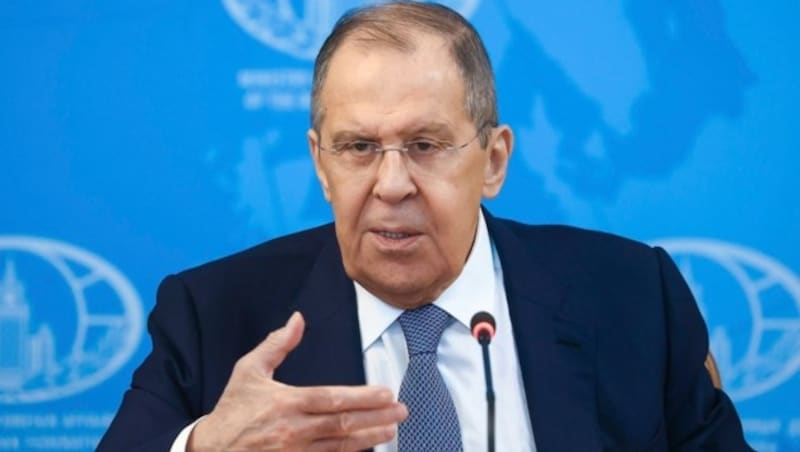 Lavrov orosz külügyminiszter (Bild: AP)