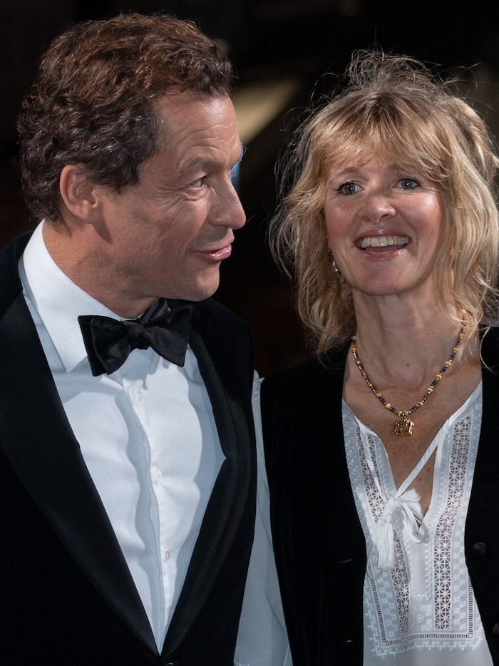 Dominic West und seine Frau Catherine FitzGerald bei der Premiere der fünften Staffel von „The ...