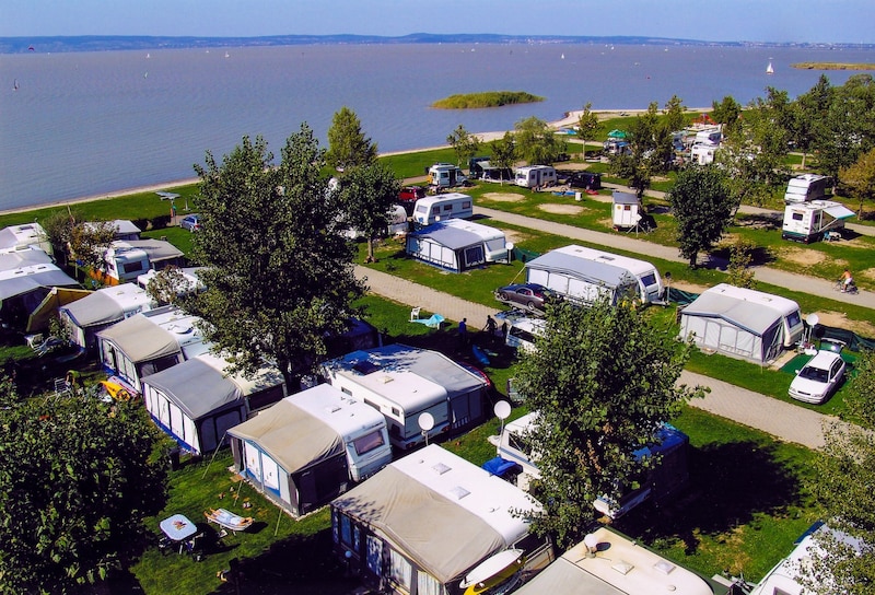 Zu Ostern war der Campingplatz in Podersdorf am See ausgebucht. (Bild: TVB Podersdorf am See)