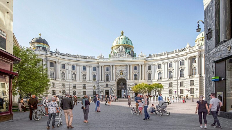 Der Michaelerplatz in der City ist ein Ort mit viel Geschichte und wird jetzt umgestaltet. (Bild: (c) ZOOMVP.AT)